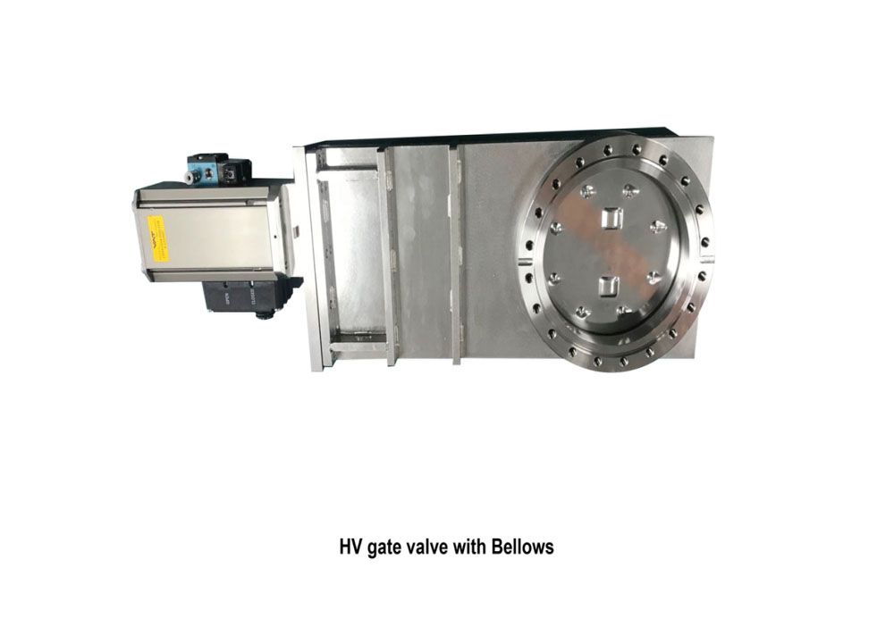 HV gate valve with Bellows